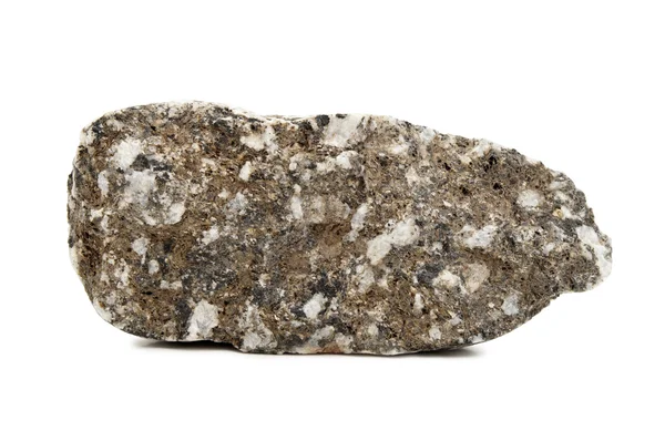 Piedra de granito gris aislado — Foto de Stock