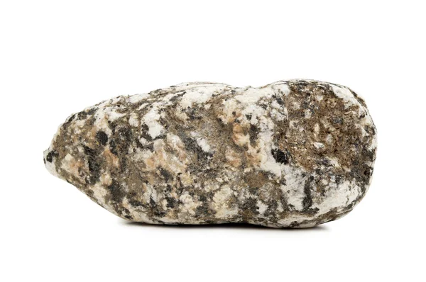 Gray granite stone isolated — Stock Photo, Image