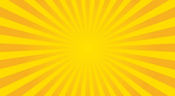 Abstrakte Sonnenstrahlen Hintergrund - Vektorillustration. — Stockvektor