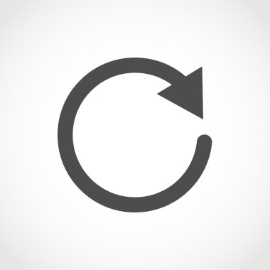 Simgeyi yenile - vektör çizimi.