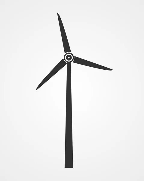 Pictogram windturbine - vector illustratie. — Stockvector