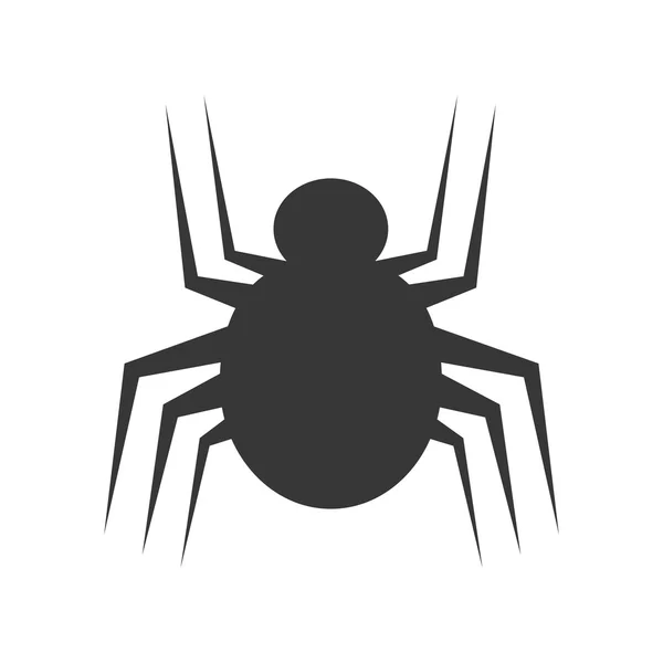 Örümcek Icon - vektör çizim. — Stok Vektör