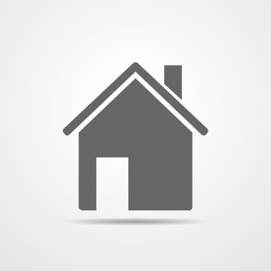 ev simgesini - vektör çizim