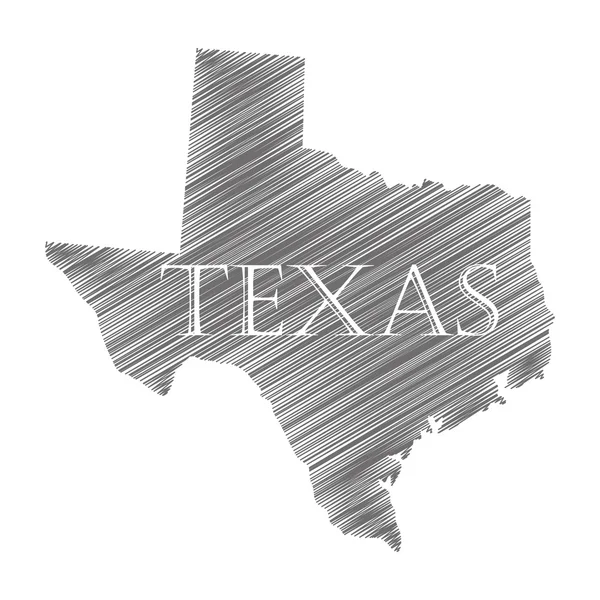 Estado Texas - ilustração vetorial . —  Vetores de Stock