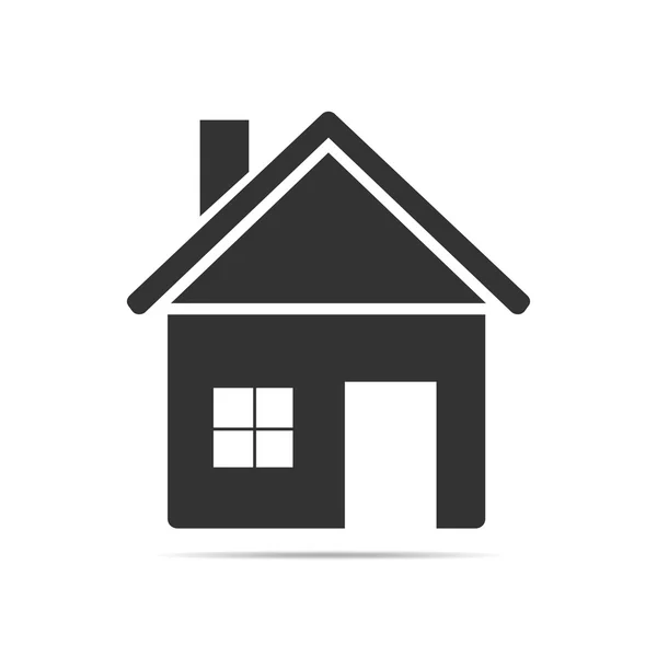 Home icon - vector illustration — Stock Vector