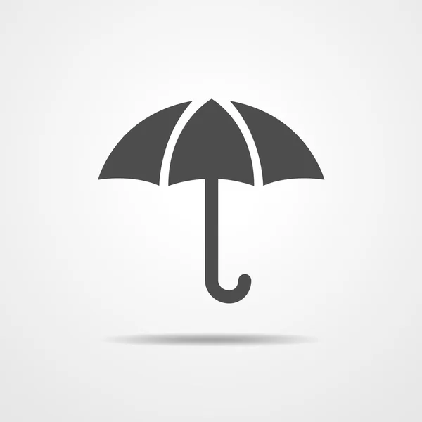 Ícone de guarda-chuva - ilustração vetorial . — Vetor de Stock