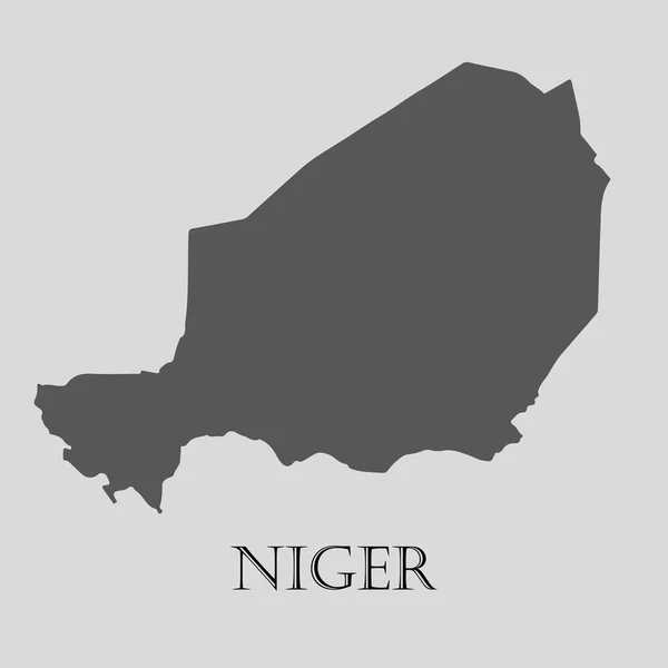 Серый Нигер - векторная иллюстрация — стоковый вектор