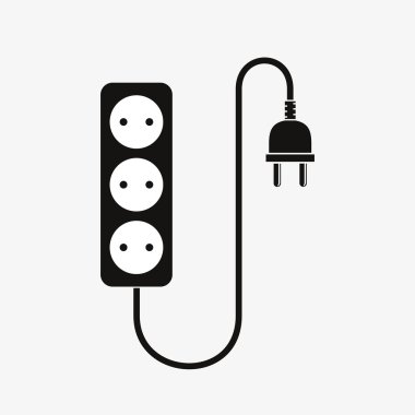 Uzatma kablosu - vektör çizim.