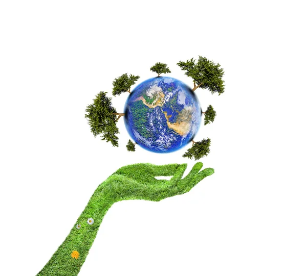 Planet With Tree — Stock Photo, Image