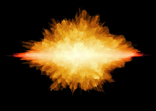 Yellow explosion — Stock Photo, Image