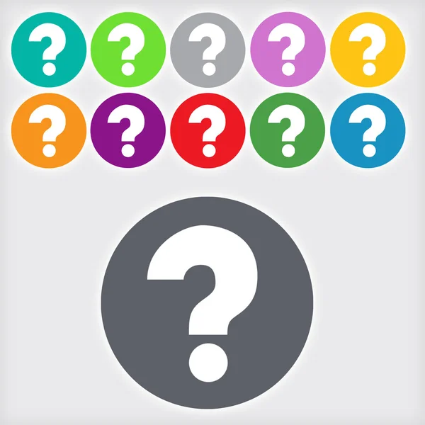 Question mark sign icon — Stock Photo, Image