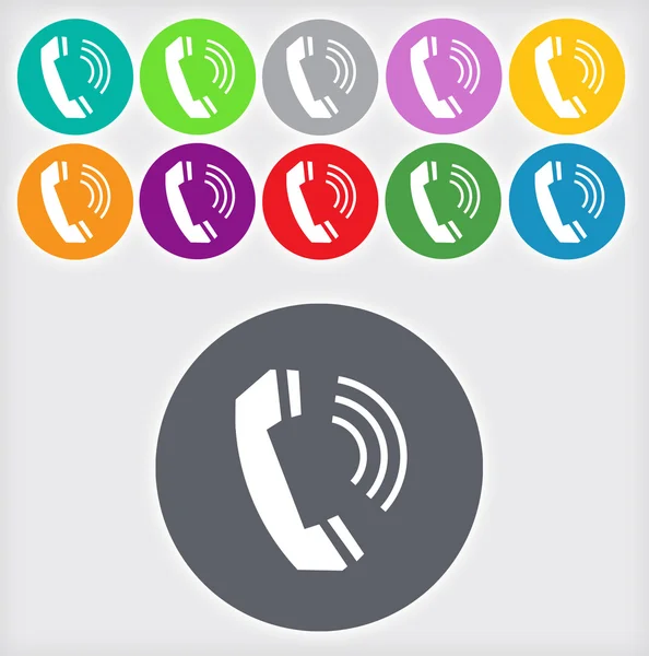 Telefon işareti simgesi — Stok fotoğraf