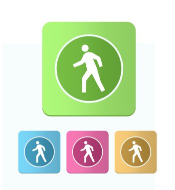 İnsan erkek işareti simgesi. Adam kişi simgesi.