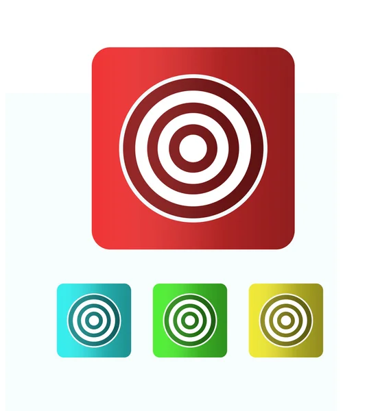 Target icon. illustration. — Stock Photo, Image