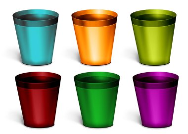 dumpsters ayarlayın. Boş bir çöp kutusu