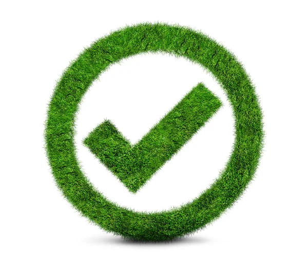 Approved, ecology sign — Stock Photo, Image
