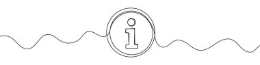 Tek satırlı bilgi simgesi. 
