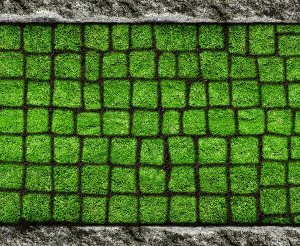 Abstract grass gröna plattor. — Stockfoto