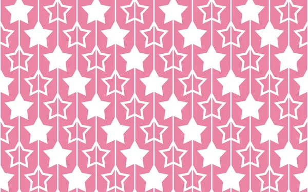 Seamless pattern with stars on pink background. — Stock Photo, Image