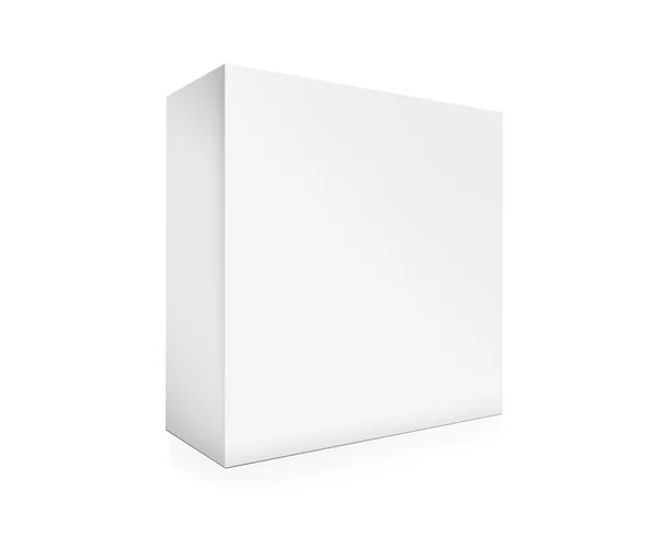 Illustration of paper box on white background — Stock Photo, Image