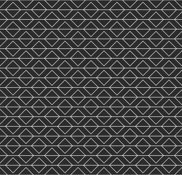 Pola geometris hitam tak berjahit — Stok Foto