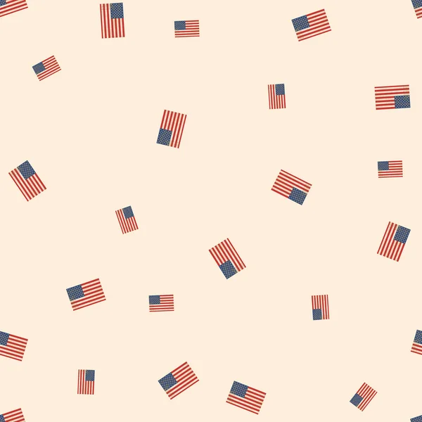 Бесшовный узор с флагами США . — стоковое фото