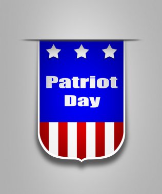 Ribbon on the american Patriot day