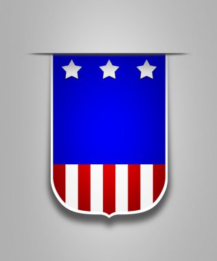 Stule amerikan bayrağı renkli şerit.
