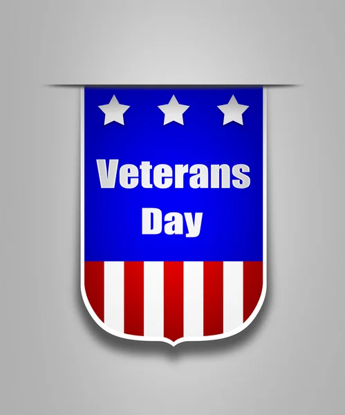 Ribbon on the american Veterans day — Stockfoto