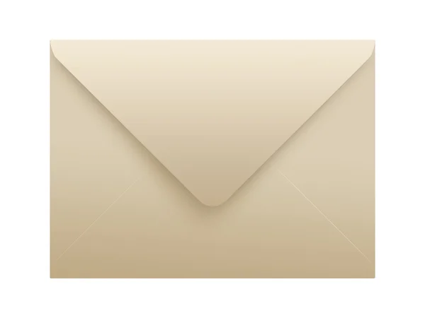 Papier envelop geïsoleerd. — Stockfoto