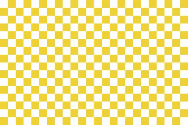 Жовтий безшовний шаховий візерунок — стокове фото