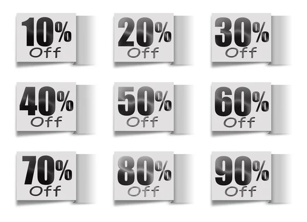 Sale set of percent — Stock Photo, Image