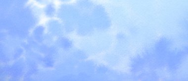 El yapımı soyut desen boya fırçası. Beyaz, mavi, yeşil pastel renkler boyalı suluboya soyut arkaplan. Yatay görüntü tarzı. Üst görünüm.