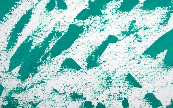 Handgemaakt Met Hand Geschilderd Abstract Schilderen Acryl Teal Groene Kleur — Stockfoto