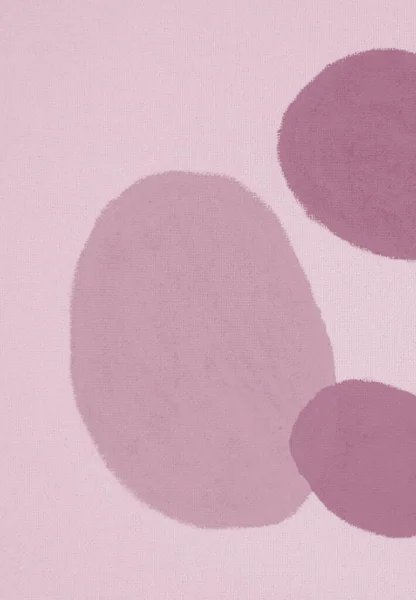 분홍색의 기하학적 형태의 예술적 손으로 캔버스 추상적 Abstract Boho 스칸디나비아의 — 스톡 사진