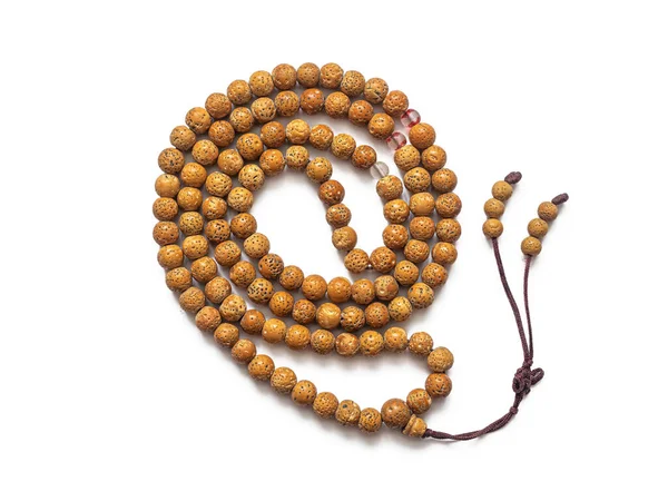 Japa Mala Rudraksha Chapelet 108 Perles Pour Réciter Des Prières — Photo