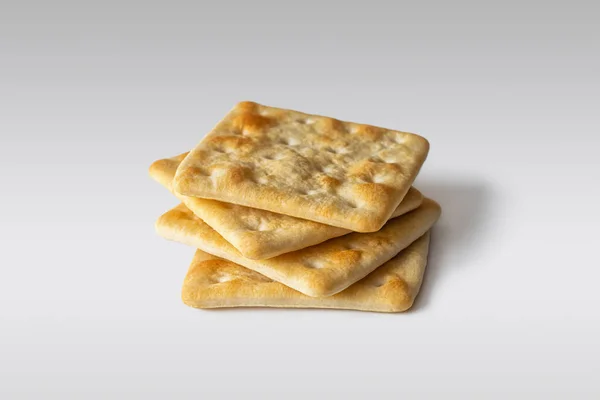 Hardtack Hard Tack Biscotti Secchi Come Cracker Non Salati Con — Foto Stock