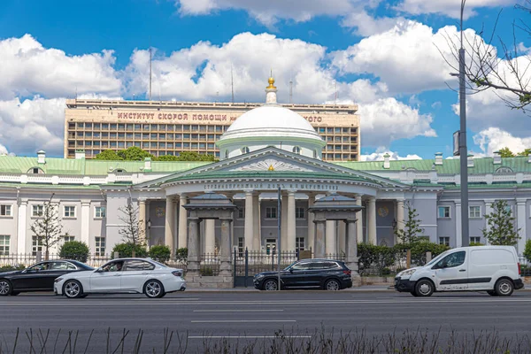 Moscú Rusia 2021 Hospice Sheremetev Monumento Época Del Clasicismo Ahora —  Fotos de Stock