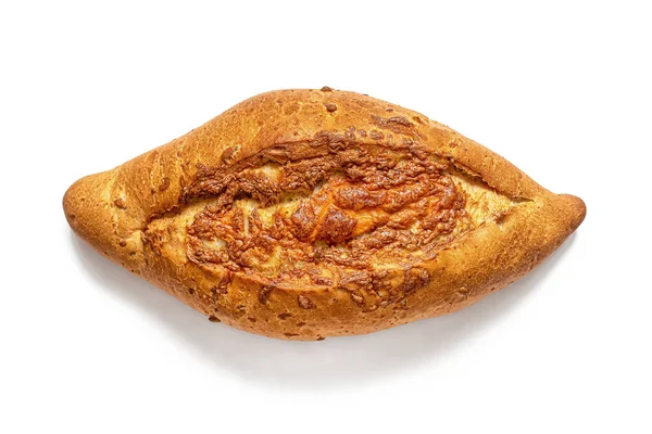 Maïsbrood Met Kaas Met Een Smakelijke Gouden Korst Met Geroosterde — Stockfoto