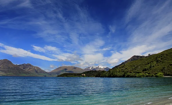 As nuvens acima do lago geleira — Fotografia de Stock