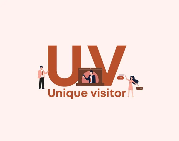 Ultraviyole ışığı. Sitenin ve web yönetimi uygulamalarının reklam organizasyonu tartışması. — Stok Vektör