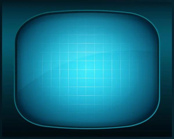 Blure Mesh-Bildschirm auf Retro-Spielautomaten-Vorlage. Elektronische Vintage-Unterhaltung mit Pixelkunst und einfachen Bedienelementen — Stockvektor