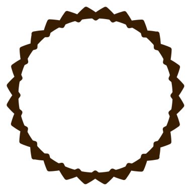 Karmaşık Afrika kabilesi çerçevesi. Sanatsal ve kültürel tasarım elementleri için mükemmel.