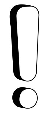 Cesur bir üç boyutlu soru ve ünlem işareti içeren modern tasarım, yaratıcı projeler için ideal..