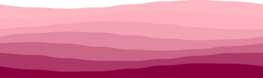 Eğri pembe dalgalar, modern ve minimalist tasarım projeleri için mükemmel, pürüzsüz bir gradyan desen oluşturur..