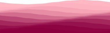 Katmanlı bir gradyandaki akışkan pembe dalgalar rahatlatıcı bir soyut model oluşturur. Sanatsal projeler için ideal.