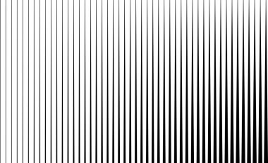 Siyah ve beyaz dikey çizgileri olan minimalist tasarım, modern geometrik bir dokunuş ekler..