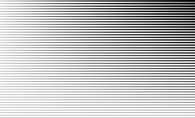 Değişen kalınlığa sahip soyut siyah beyaz desen dinamik bir görsel etki yaratır.