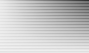 Basit yatay siyah beyaz çizgiler çeşitli tasarım kullanımları için modern bir minimalist arkaplan oluşturur.