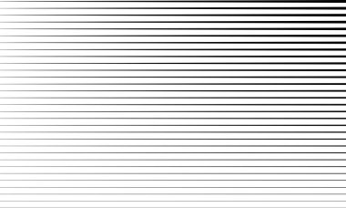 Modern sanat veya arkaplan tasarımı için basit siyah ve beyaz yatay çizgili desen.